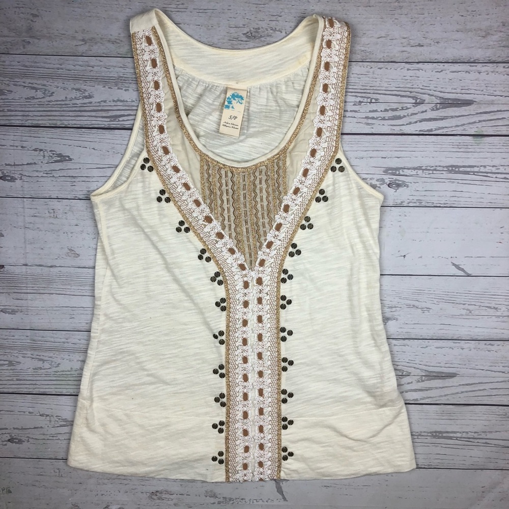 Anthropologie C. Keer Byzantium Tank Blouse